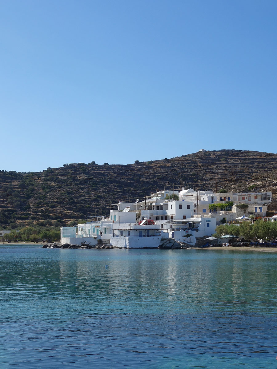 The village of Faros in Sifnos